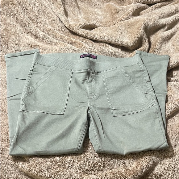 Light Green Casual Pants - Picture 1 of 3